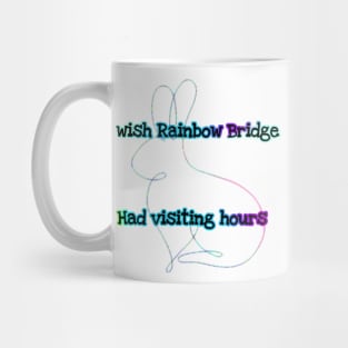 Rainbow Bridge Bunny Mug